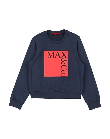 MAX&Co. Felpa Blu notte 100% Cotone, Elastan