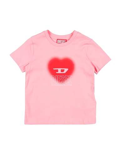 DIESEL T-shirt Pink 100% Cotton