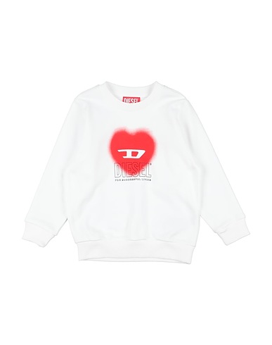 DIESEL Sweatshirt White 100% Cotton
