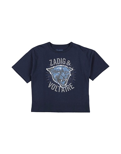 ZADIG&VOLTAIRE T-shirt Midnight blue 100% Organic cotton