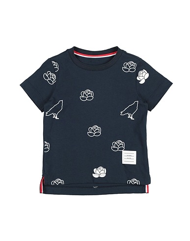 THOM BROWNE T-shirt Midnight blue 100% Cotton