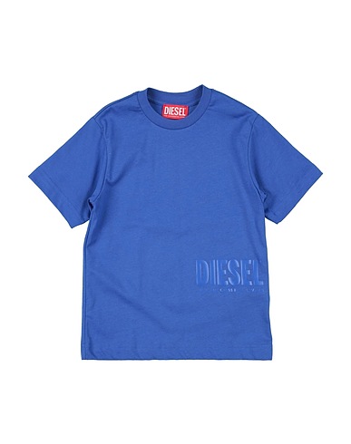 DIESEL T-shirt Blu 100% Cotone