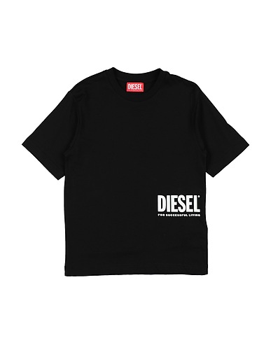DIESEL T-Shirt Schwarz 100% Baumwolle