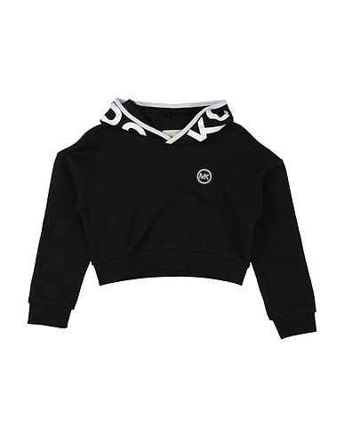 MICHAEL KORS KIDS Felpa Nero 100% Cotone, Elastan