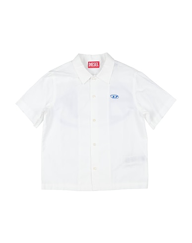 DIESEL Patterned shirt White 100% Cotton