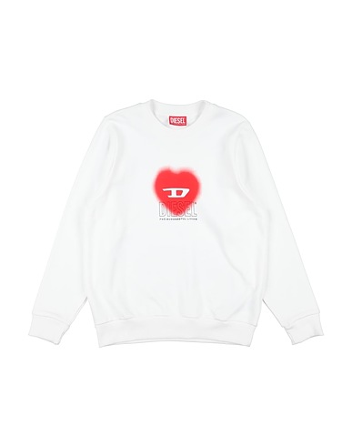 DIESEL Sweatshirt White 100% Cotton