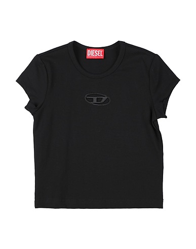 DIESEL T-shirt Black 93% Cotton, 7% Elastane