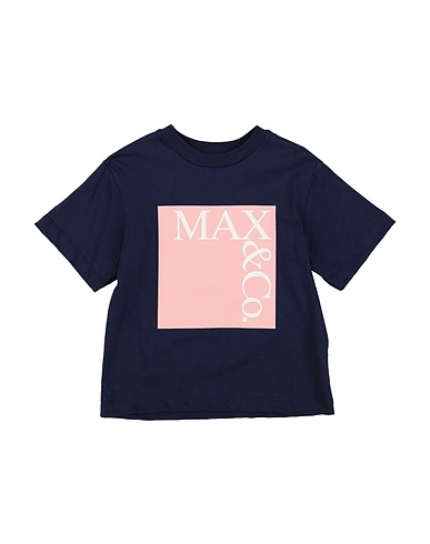MAX&Co. T-shirt Navy blue 100% Cotton