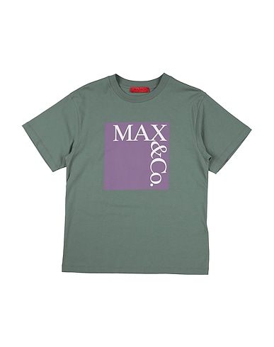 MAX&Co. T-shirt MINI ME Πράσινο του φασκόμηλου 100% Βαμβάκι