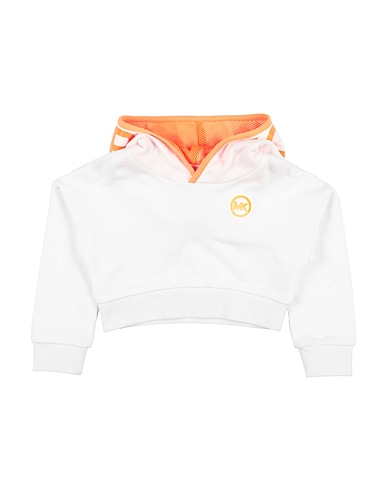 MICHAEL KORS KIDS Felpa Bianco 100% Cotone, Elastan