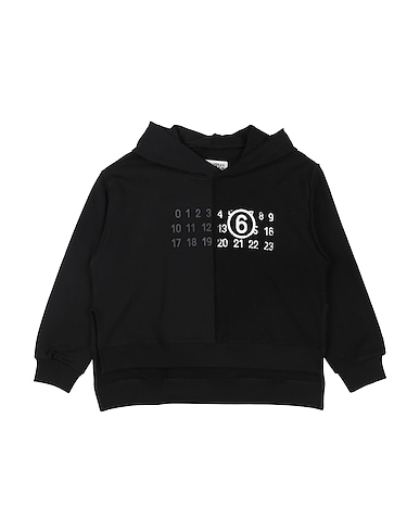 MM6 MAISON MARGIELA Sweatshirt NERO 100% Cotton, Elastane