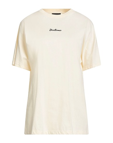 DISCLAIMER T-shirt Cream 100% Cotton