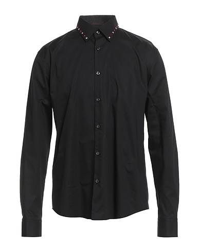 HUGO Shirts Black 98% Cotton, 2% Elastane