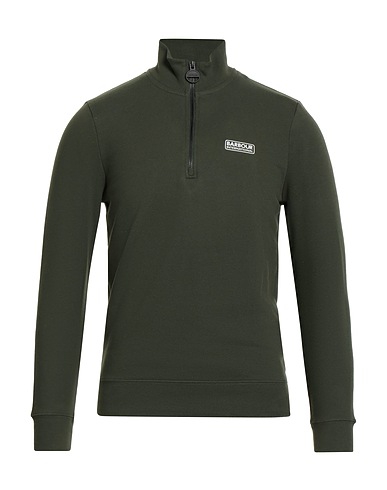 BARBOUR Felpa Verde scuro 85% Cotone, 15% Poliestere