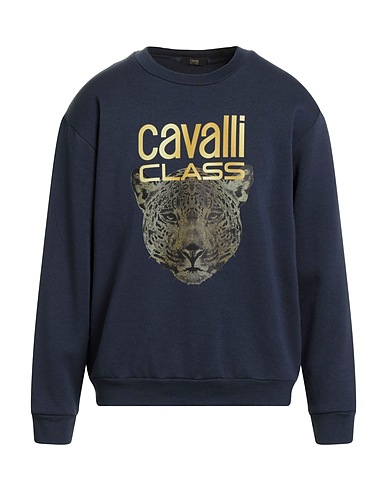 CAVALLI CLASS Felpa Blu navy 65% Poliestere, 35% Cotone