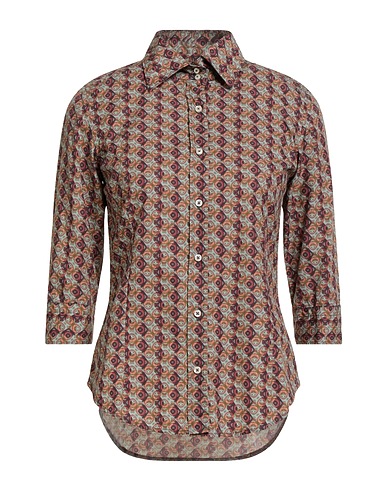 ALTEMFLOWER Patterned shirts & blouses Sage green 100% Cotton