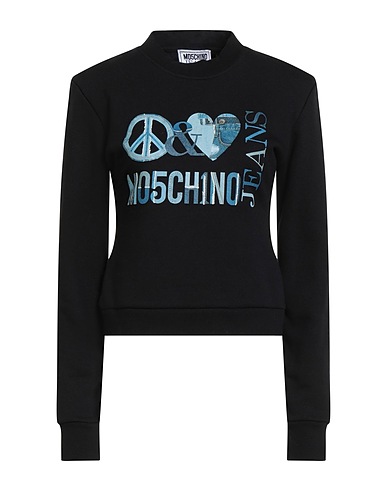 MOSCHINO JEANS Sweatshirt Black 100% Cotton