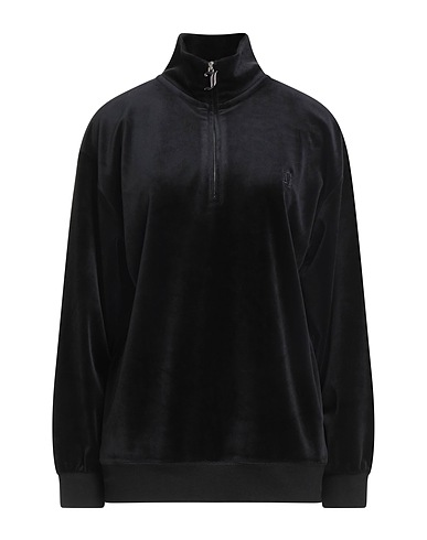 JUICY COUTURE Sweatshirt Black 95% Polyester, 5% Elastane