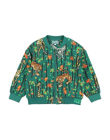 KENZO KIDS スウェット グリーン コットン 81% / ポリエステル 15% / ポリウレタン 4%