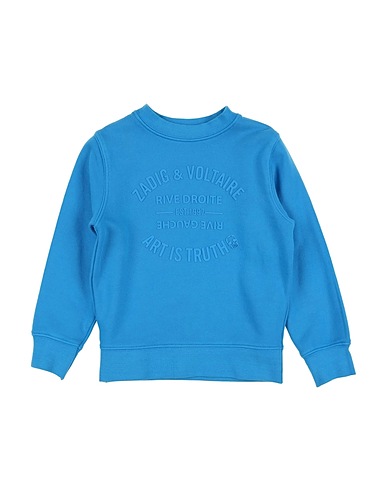 ZADIG&VOLTAIRE Sweatshirt Blue 100% Cotton, Elastane