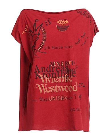 ANDREAS KRONTHALER x VIVIENNE WESTWOOD T-shirt Bordeaux 100% Cotone