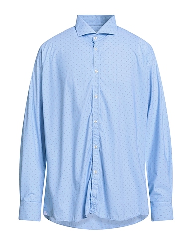 ALTEMFLOWER Checked shirt Light blue 76% Nylon, 24% Elastane