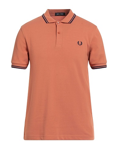 FRED PERRY Polo shirt Rust 100% Cotton
