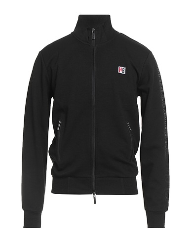 HARMONT & BLAINE Sweatshirt JEANS Black 50% Cotton, 50% Polyester