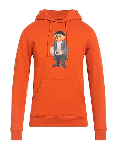 BARON FILOU Hooded track jacket  Orange 100% Organic cotton