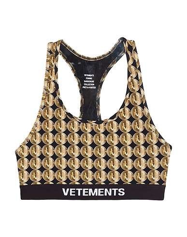 VETEMENTS Top Khaki 80% Poliammide, 20% Elastan