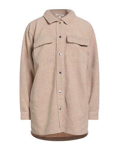 GARCIA Solid color shirts & blouses Beige 100% Recycled polyester