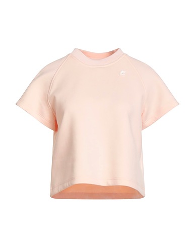 K-WAY Basic t-Shirt Ανοιχτό ροζ 81% Πολυεστέρας, 15% Βισκόζη, 4% Ελαστάνη