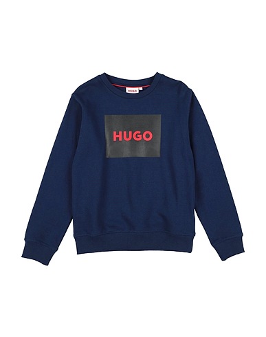 HUGO Felpa Blu navy 80% Cotone, 20% Poliestere, Elastan