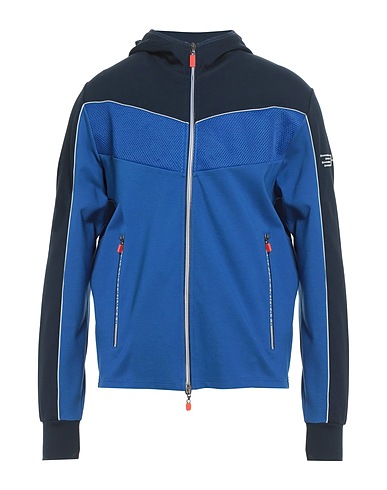 HARMONT & BLAINE Hooded sweatshirt Midnight blue 67% Modal, 28% Polyamide, 5% Elastane