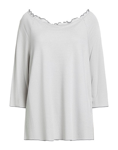 EMPORIO ARMANI T-shirt Light grey 97% Viscose, 3% Elastane
