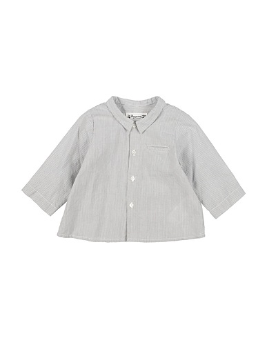 BONPOINT Patterned shirts & blouses Grey 100% Cotton