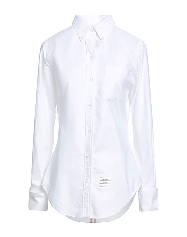THOM BROWNE Solid colour shirts & blouses White 100% Cotton