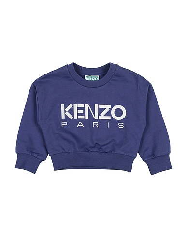 KENZO KIDS Sweatshirt Navy 100% Cotton, Elastane
