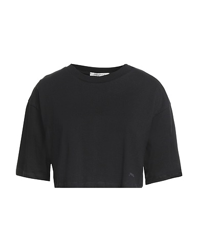 HINNOMINATE Crop top Nero 100% Cotone