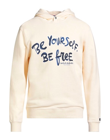 SCOTCH & SODA Hooded track jacket  Sand 100% Cotton