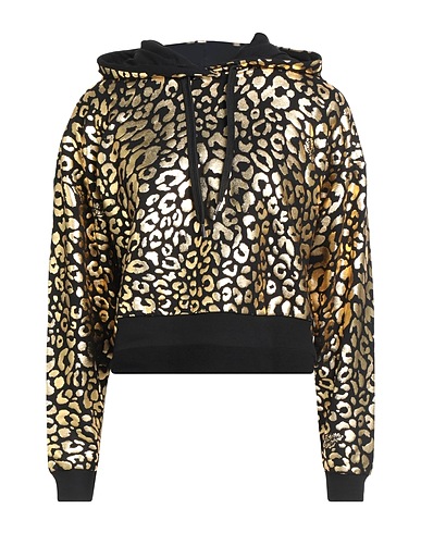 MOSCHINO Hooded sweatshirt SWIM Black 51% Modal, 43% Cotton, 6% Elastane