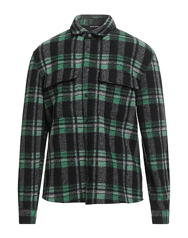 ANTONY MORATO チェック柄シャツ グリーン ポリエステル 60% / アクリル 27% / ウール 13%