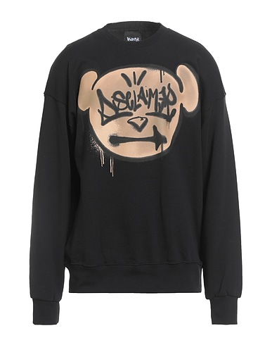 DISCLAIMER Sweatshirt Black 100% Cotton