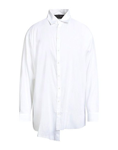 ISABEL BENENATO Solid colour shirt White 100% Cotton