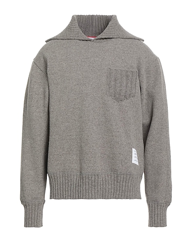 THOM BROWNE Sweater Grey 50% Wool, 50% Alpaca wool
