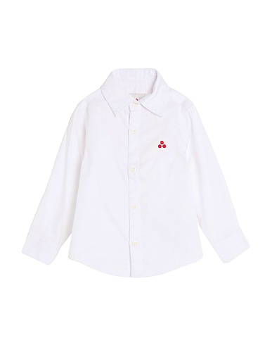 PEUTEREY Solid color shirt White 100% Cotton
