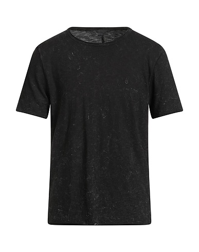 JOHN VARVATOS T-Shirt Schwarz 100% Baumwolle