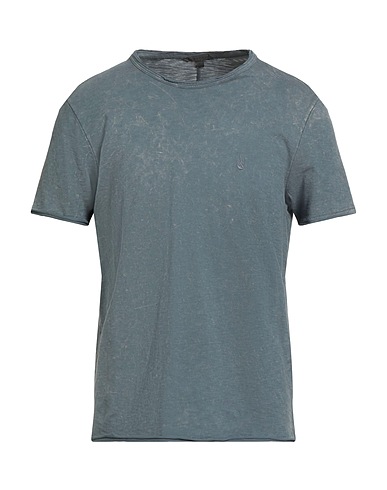 JOHN VARVATOS T-Shirt Blaugrau 100% Baumwolle
