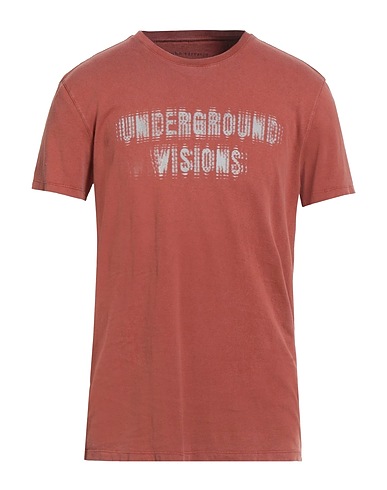 JOHN VARVATOS T-shirt Rust 100% Cotton
