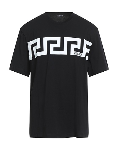 VERSACE T-shirt Black 100% Cotton